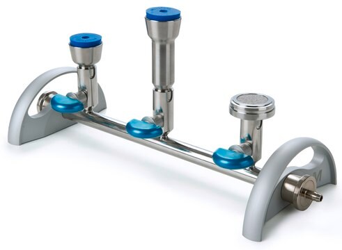 EZ-Fit&#174; Manifold 3-place manifold base for filtration application, stainless steel