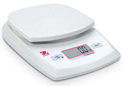 Ohaus&#174; Compass External Calibration Portable Balance Model CR621, weighing capacity 620&#160;g, resolution: 0.1&#160;g