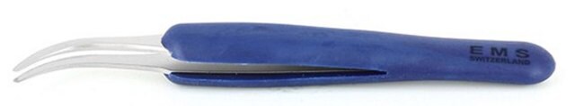 Tweezers Style 2AB, ESD Rubber Coated