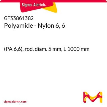 Polyamide - Nylon 6, 6 (PA 6,6), rod, diam. 5&#160;mm, L 1000&#160;mm