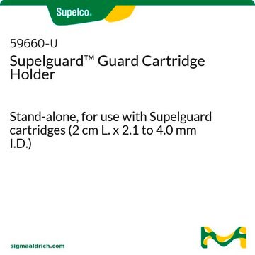 Supelguard Guard Cartridge Holder Stand-alone, for use with Supelguard cartridges (2 cm L. x 2.1 to 4.0 mm I.D.)