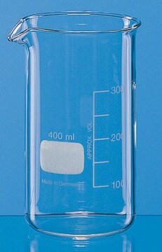 BRAND&#174; glass beaker with spout, tall form volume 150&#160;mL, with graduation