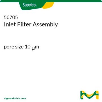 Inlet Filter Assembly pore size 10&#160;&#956;m