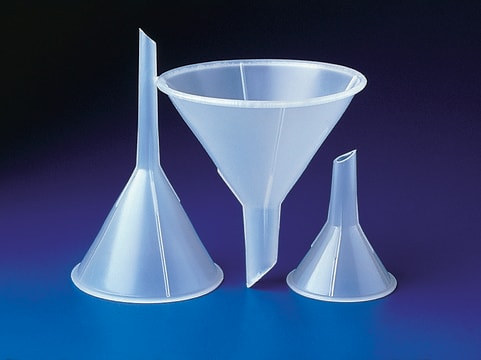 Scienceware&#174; heavy-duty lab-type polypropylene funnel capacity 90&#160;mL