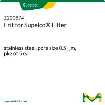 Frit for Supelco&#174; Filter stainless steel, pore size 0.5&#160;&#956;m, pkg of 5&#160;ea