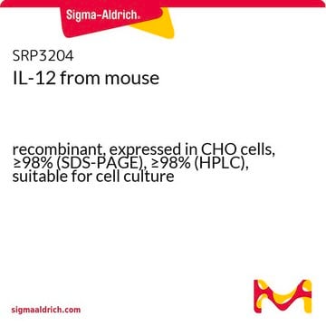 IL-12 from mouse recombinant, expressed in CHO cells, &#8805;98% (SDS-PAGE), &#8805;98% (HPLC), suitable for cell culture