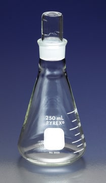 Pyrex&#174; narrow-mouth Erlenmeyer flask with ST stopper capacity 50&#160;mL