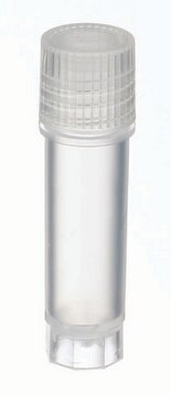 WHEATON&#174; CryoELITE&#174; cryovial with Loctagon&#8482; Vial Skirt and clear walls self-standing polypropylene, capacity (2&#160;mL), external thread, non-sterile, natural cap