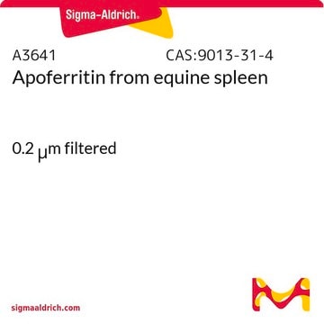 Apoferritin from equine spleen 0.2 &#956;m filtered