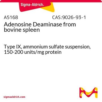 Adenosine Deaminase from bovine spleen Type IX, ammonium sulfate suspension, 150-200&#160;units/mg protein