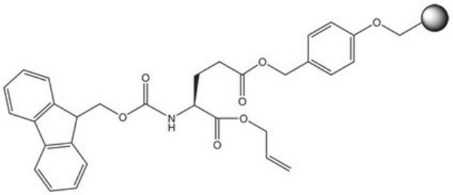 Fmoc-Glu(Wang resin)-OAll Novabiochem&#174;