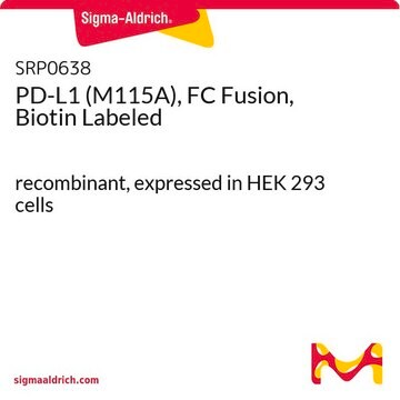 PD-L1 (M115A), FC Fusion, Biotin Labeled recombinant, expressed in HEK 293 cells