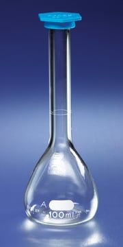 Pyrex&#174; class A volumetric flask with snap cap capacity 1,000&#160;mL