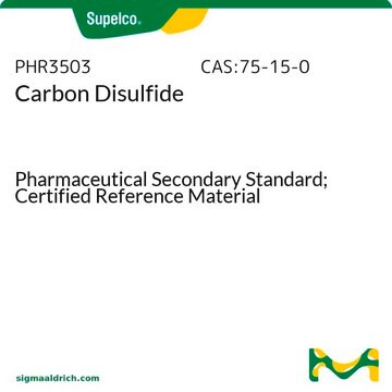 Carbon Disulfide Pharmaceutical Secondary Standard; Certified Reference Material