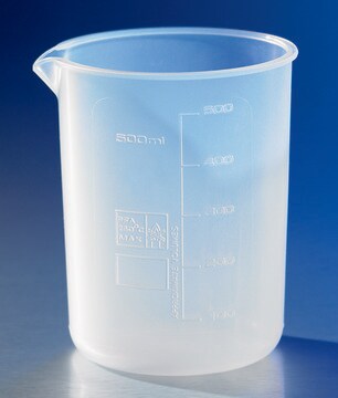 Corning&#174; reusable low form beaker perfluoroalkoxy copolymer, size 250&#160;mL