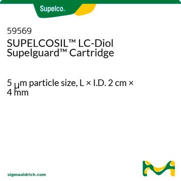 SUPELCOSIL&#8482; LC-Diol Supelguard Cartridge 5&#160;&#956;m particle size, L × I.D. 2&#160;cm × 4&#160;mm