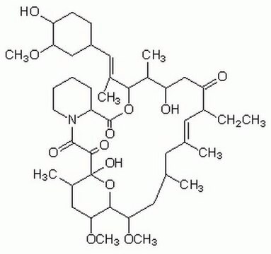 Ascomycin, Streptomyces hygroscopicus An ethyl analog of FK506 with similar immunosuppressant properties.