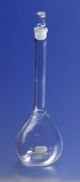 Pyrex&#174; volumetric flask, certified and serialized, with Pyrex&#174; ST stopper capacity 10&#160;mL