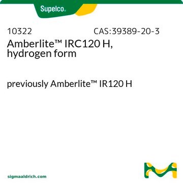 Amberlite&#8482; IRC120 H, hydrogen form previously Amberlite&#8482; IR120 H