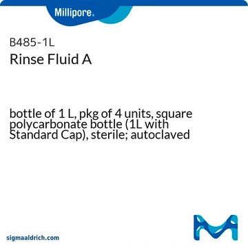 Rinse Fluid A bottle of 1&#160;L, pkg of 4&#160;units, square polycarbonate bottle (1L with Standard Cap), sterile; autoclaved