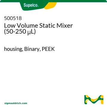 Low Volume Static Mixer (50-250 &#956;L) housing, Binary, PEEK