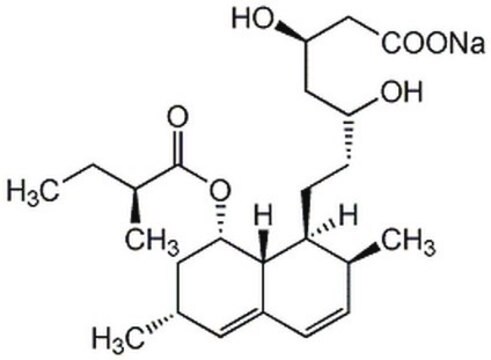 Lovastatin, Sodium Salt Carboxylate form of Lovastatin that is active in whole cells and cell-free assays.