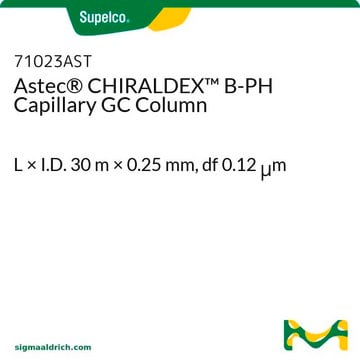 Astec&#174; CHIRALDEX&#8482; B-PH Capillary GC Column L × I.D. 30&#160;m × 0.25&#160;mm, df 0.12&#160;&#956;m