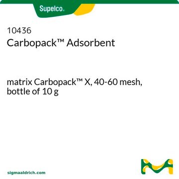 Carbopack&#8482; Adsorbent matrix Carbopack&#8482; X, 40-60&#160;mesh, bottle of 10&#160;g