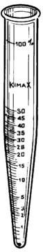 Kimax&#174; oil centrifuge tube capacity 12.5&#160;mL, O.D. × L 17&#160;mm × 118&#160;mm