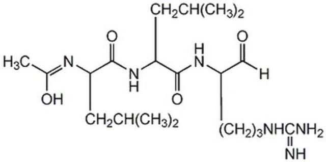 Leupeptin, Hemisulfate, Microbial Leupeptin hemisulfate, CAS 103476-89-7, is a reversible inhibitor of trypsin-like proteases and cysteine proteases