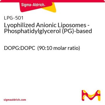 Lyophilized Anionic Liposomes - Phosphatidylglycerol (PG)-based DOPG:DOPC (90:10 molar ratio)