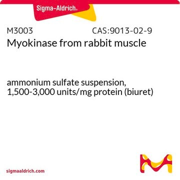 Myokinase from rabbit muscle ammonium sulfate suspension, 1,500-3,000&#160;units/mg protein (biuret)