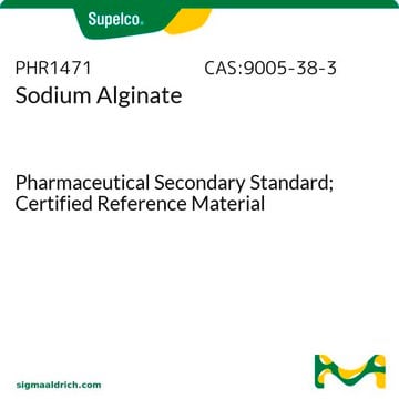 アルギン酸ナトリウム Pharmaceutical Secondary Standard; Certified Reference Material