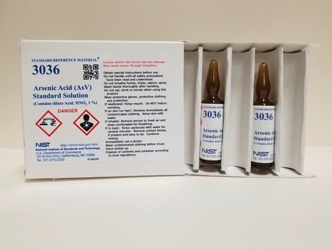 Arsenic Acid (AsV) Standard Solution NIST&#174;SRM&#174; 3036