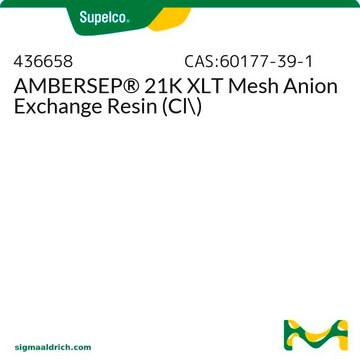 AMBERSEP&#174; 21K XLT Mesh Anion Exchange Resin (Cl-)