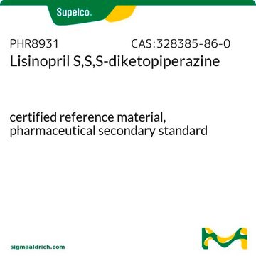 Lisinopril S,S,S-diketopiperazine certified reference material, pharmaceutical secondary standard