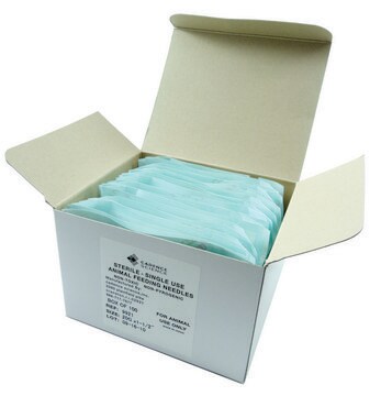 Animal feeding needle, sterile, disposable, malleable 304 SS size 15G, L × diam. 3&#160;in. × 2.9&#160;mm , ball