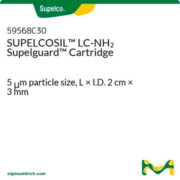 SUPELCOSIL&#8482; LC-NH2スペルガードカートリッジ 5&#160;&#956;m particle size, L × I.D. 2&#160;cm × 3&#160;mm