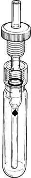 Ace pressure tubes with plunger valves and thermowells capacity ~38&#160;mL