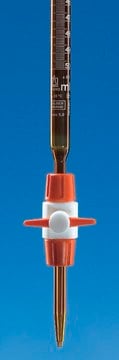 BRAND&#174; Compact BLAUBRAND&#174; Burette class AS, DE-M, brown glass tube, volume 50&#160;mL