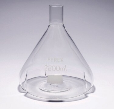 Pyrex&#174; Fernbach culture flask, baffled delong neck, flask working volume (2800&#160;mL)