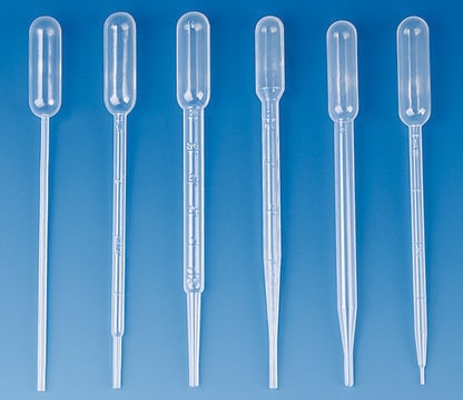 BRAND&#174; pipette withdraw volume 3.5&#160;mL (including bulb), graduations, 1&#160;mL (subdivision 0.25 mL), drop quantity 22 per mL