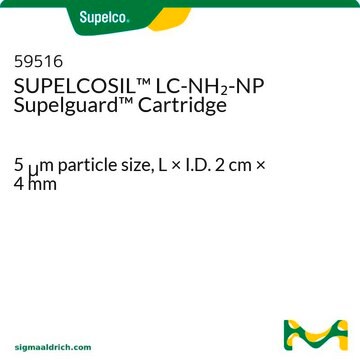 SUPELCOSIL&#8482; LC-NH2-NP Supelguard Cartridge 5&#160;&#956;m particle size, L × I.D. 2&#160;cm × 4&#160;mm