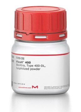 Ficoll&#174; 400 BioXtra, Type 400-DL, lyophilized powder