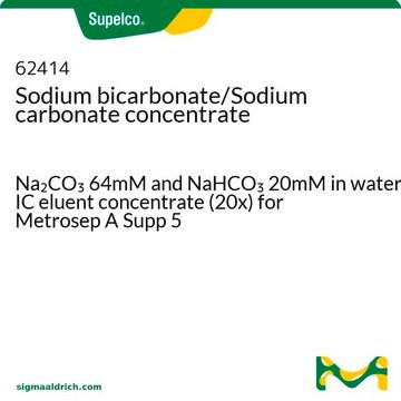 Sodium bicarbonate/Sodium carbonate concentrate Na2CO3 64mM and NaHCO3 20mM in water, IC eluent concentrate (20x) for Metrosep A Supp 5