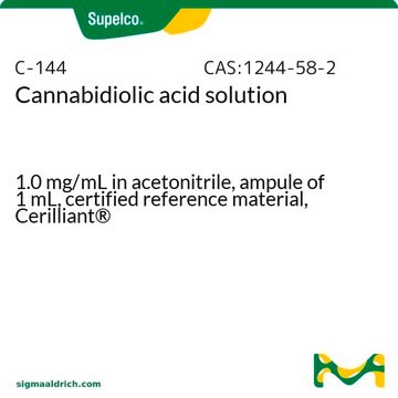 Cannabidiolic acid solution 1.0&#160;mg/mL in acetonitrile, ampule of 1&#160;mL, certified reference material, Cerilliant&#174;