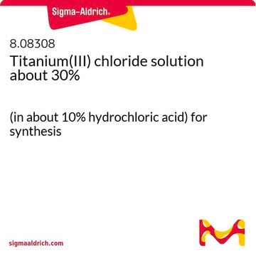 Titanium(III) chloride solution about 30% (in about 10% hydrochloric acid) for synthesis