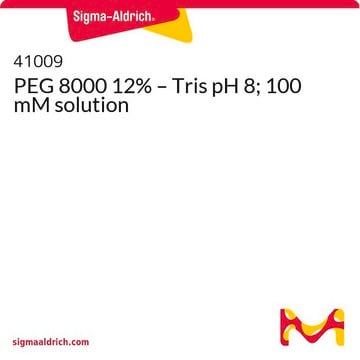 PEG 8000 12% – Tris pH 8; 100 mM solution