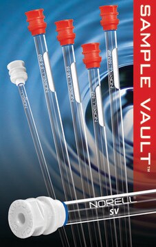 Norell&#174; Sample Vault Series&#8482; NMR tubes standard wall, open cap, frequency 700 MHz, diam. × L 5&#160;mm × 103.5&#160;mm