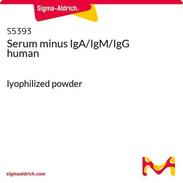 Serum minus IgA/IgM/IgG human lyophilized powder